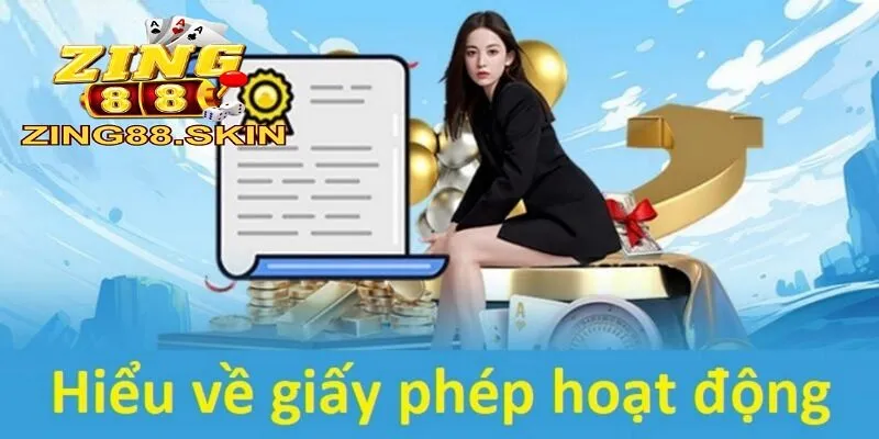 giấy phép hoạt động Zing88