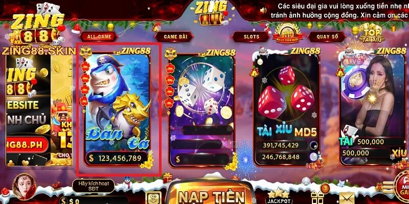 Cách chơi bắn cá Zing88
