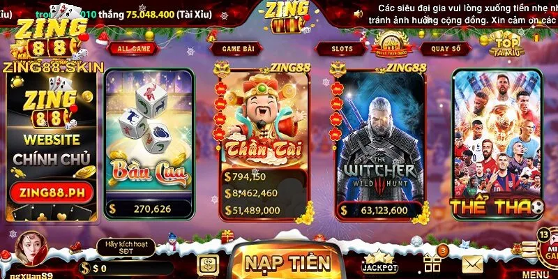 Bí quyết chơi Zing88 dễ thắng là chọn trò chơi phù hợp với sở thích, kỹ năng của bản thân