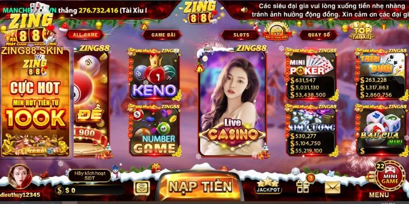Những lợi thế khi tham gia trải nghiệm Live Casino tại Zing88